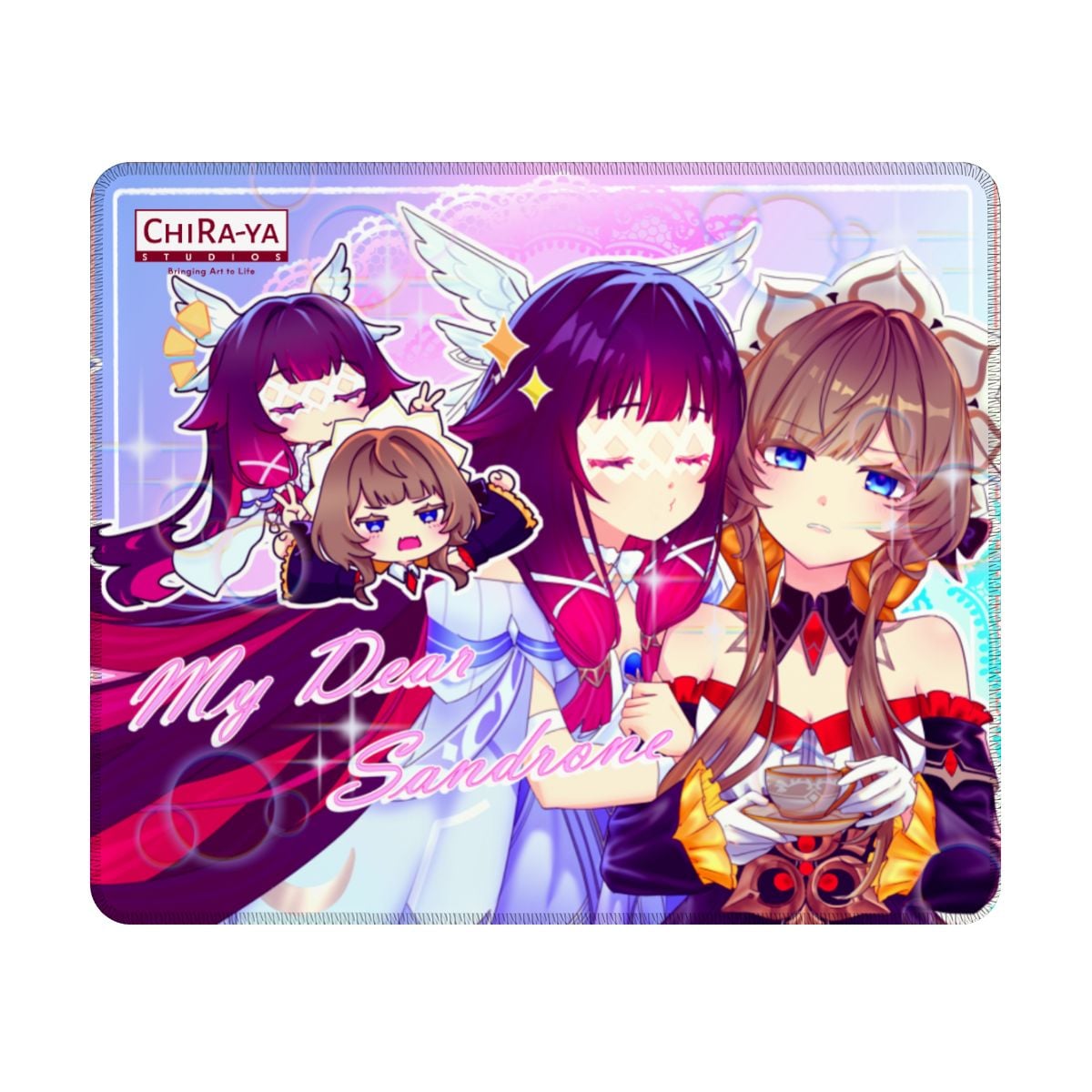 Genshin Impact Gaming Mouse Pad - Sandrone & Columbina "Teatime"