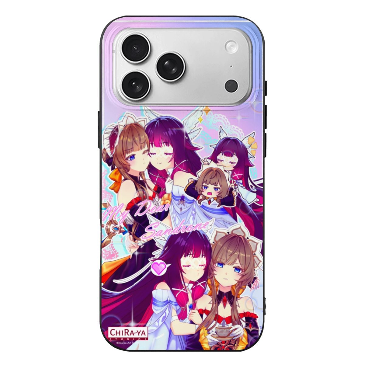 iPhone 17 Pro Max TPU Black Phone Case Chiraya Studios