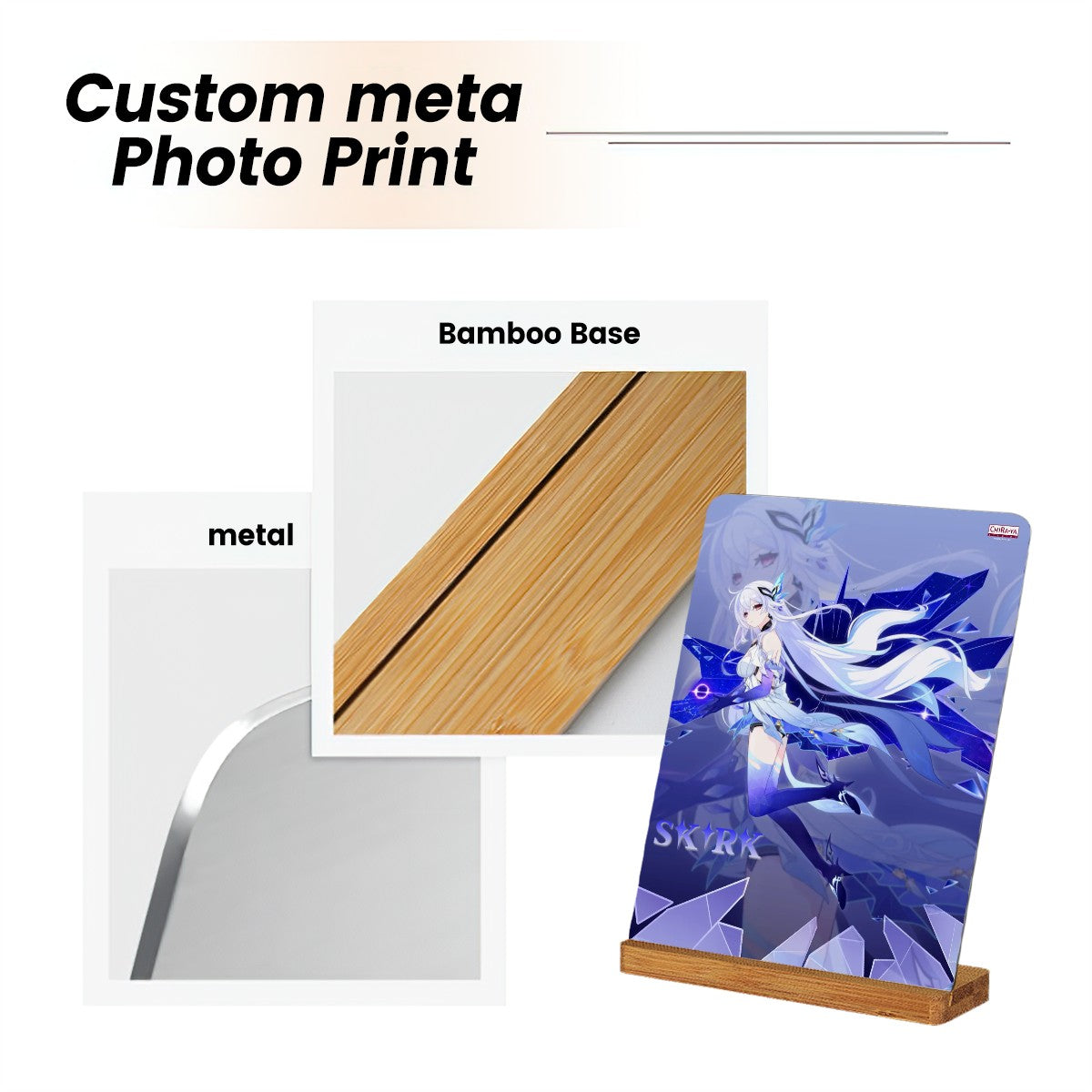 Genshin Impact Metal Print with Stand - Skirk: 