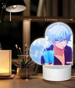 Genshin Impact Heart-Shaped Night Light - Chongyun: 