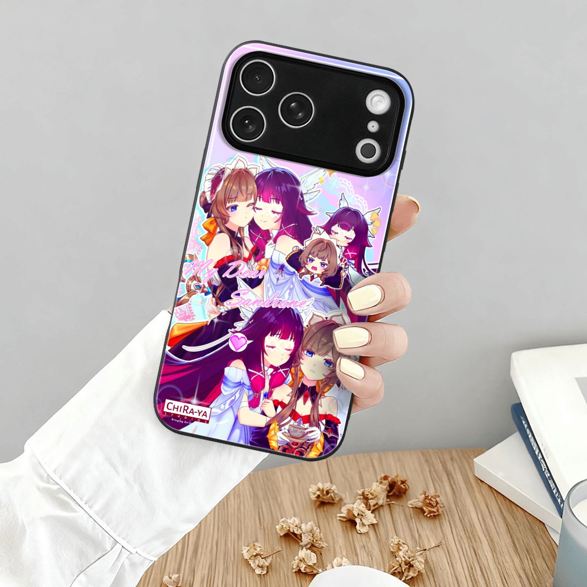 iPhone 17 Pro Max TPU Black Phone Case Chiraya Studios