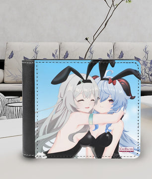 Genshin Impact x Honkai Star Rail Leather Wallet - Firefly & Ganyu: 