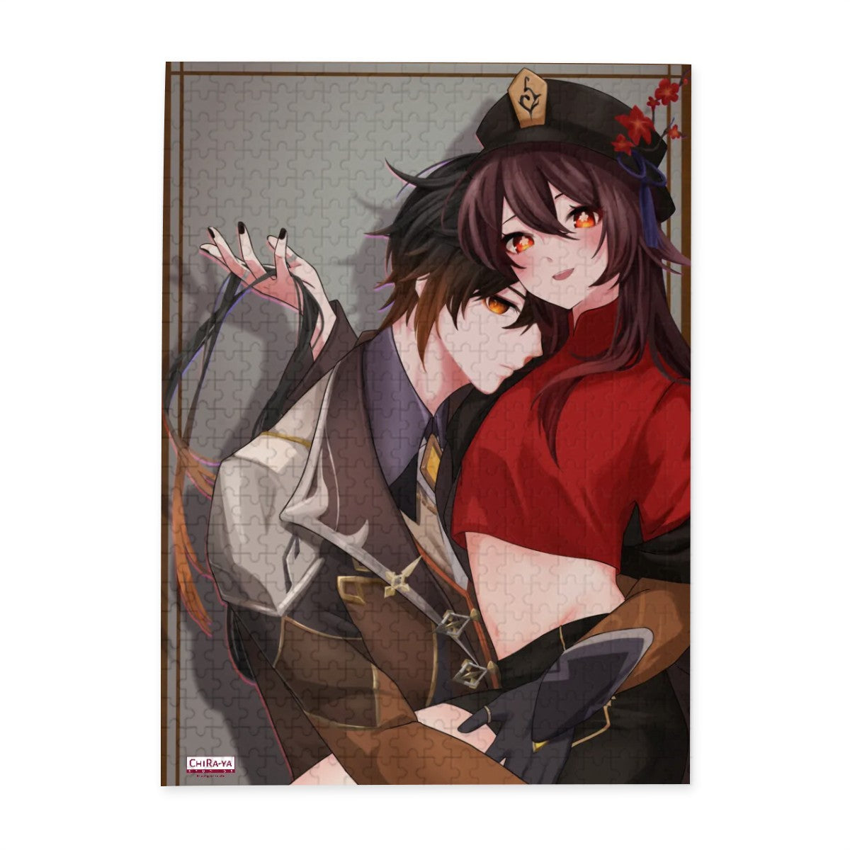 Genshin Impact Wooden Jigsaw Puzzle (500pcs) - Hu Tao & Zhongli: "The Wangsheng Duo"