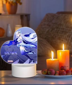 Genshin Impact Heart-Shaped Night Light - Skirk: 