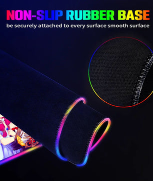 Genshin Impact Premium RGB Gaming Mouse Pad (with Wireless Charging) - Columbina & Sandrone: 