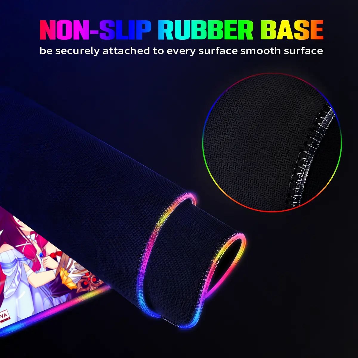 Genshin Impact Premium RGB Gaming Mouse Pad (with Wireless Charging) - Columbina & Sandrone: "Teatime" Chiraya Studios