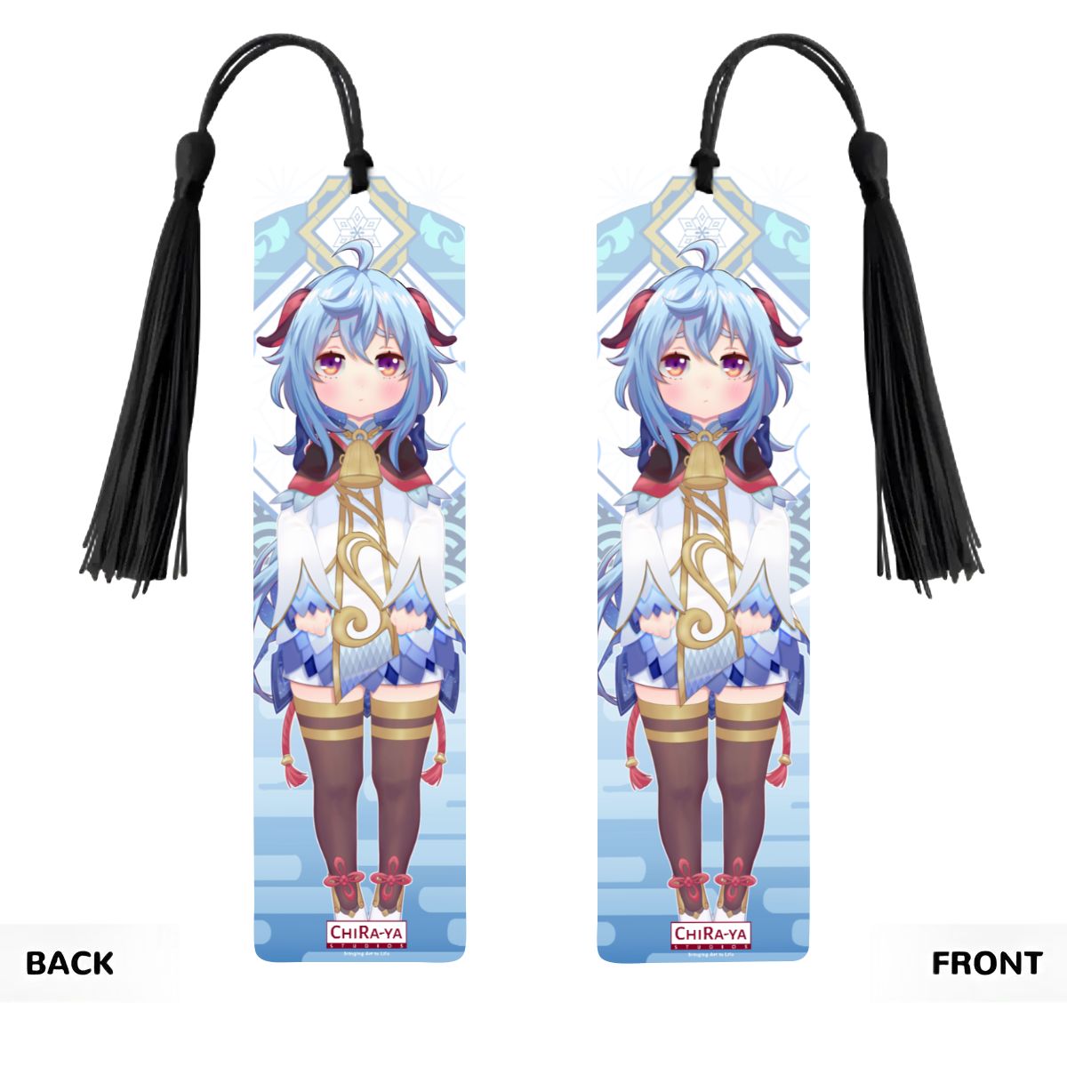 Genshin Impact Wooden Bookmark - Ganyu: "Smol Ganyu"