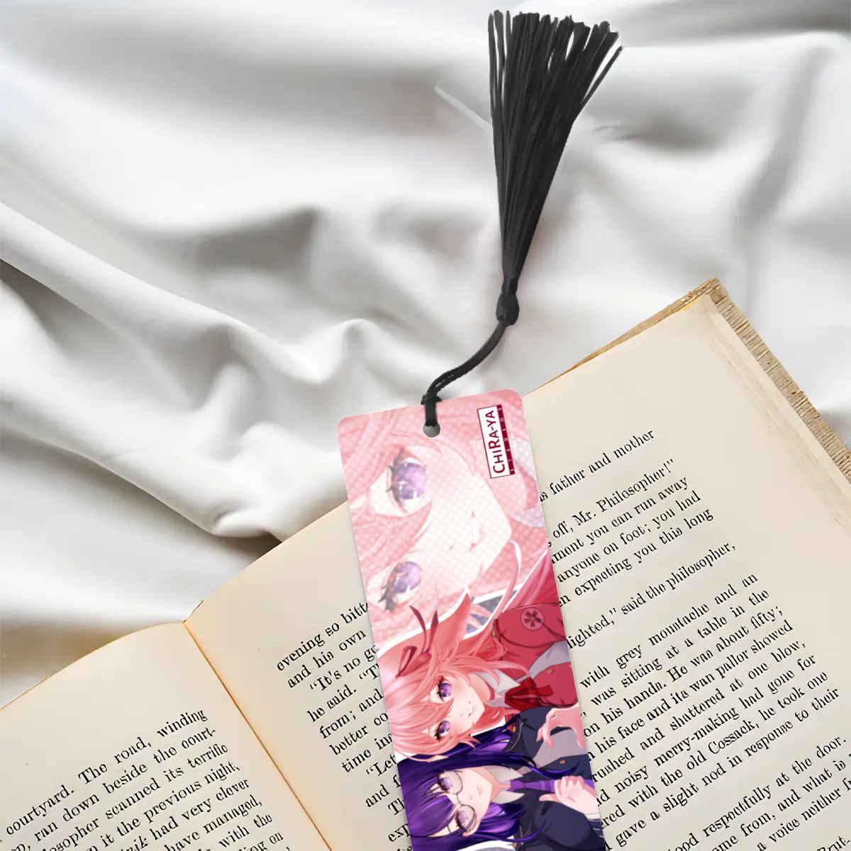 Genshin Impact Wooden Bookmark - Raiden Ei & Yae Miko: "Takina & Chisato"