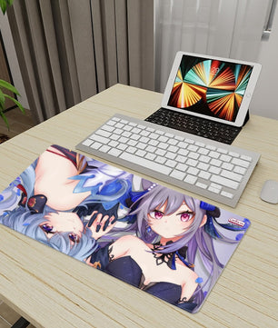 Genshin Impact Gaming Mouse Pad (Extra Large) - Ganyu & Keqing: 