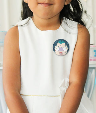 Genshin Impact Pin Badge - Derp series