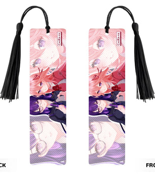 Genshin Impact Wooden Bookmark - Raiden Ei & Yae Miko: 