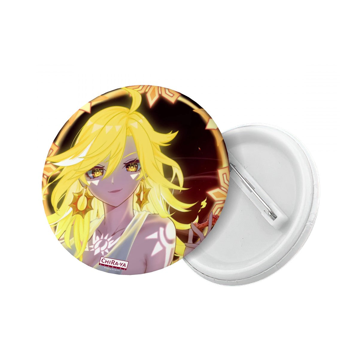 Genshin Impact Pin Badge - Mavuika: "Come and Get It" (Archon Outfit)