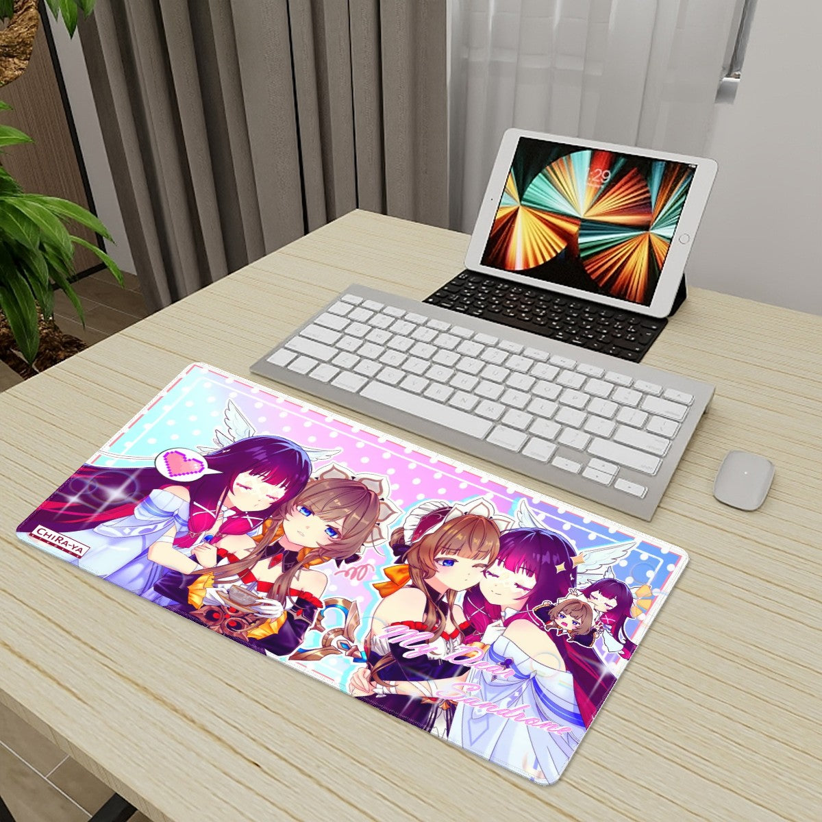 Genshin Impact Gaming Mouse Pad (Extra Large) - Columbina & Sandrone: "Teatime"