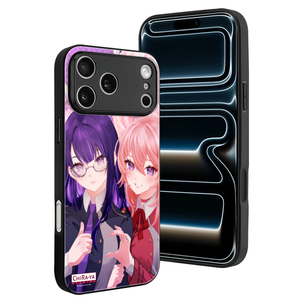 Genshin Impact Phone Case (iPhone 17 Pro Max) - Raiden Ei & Yae Miko: "Takina & Chisato" Chiraya Studios