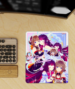 Genshin Impact Gaming Mouse Pad (Vertical) - Columbina & Sandrone: 