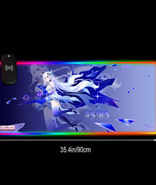 Genshin Impact Premium RGB Gaming Mouse Pad (with Wireless Charging) - Skirk: 