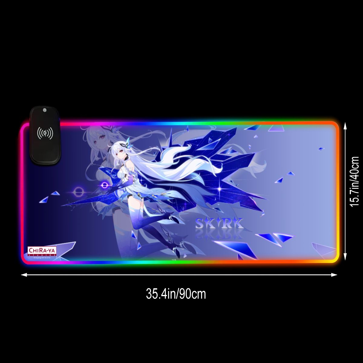 Genshin Impact Premium RGB Gaming Mouse Pad (with Wireless Charging) - Skirk: "Forged in the Abyss" Chiraya Studios