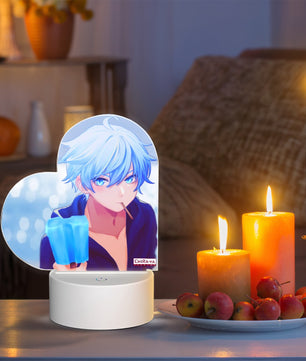Genshin Impact Heart-Shaped Night Light - Chongyun: 