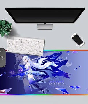 Genshin Impact Premium RGB Gaming Mouse Pad (with Wireless Charging) - Skirk: 