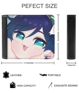 Genshin Impact Squishy Series Leather Wallet - Venti