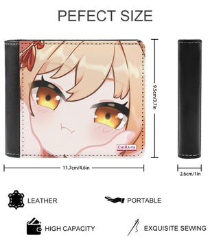 Genshin Impact Squishy Series Leather Wallet - Yoimiya