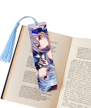 Genshin Impact Wooden Bookmark - Ganyu & Keqing: 