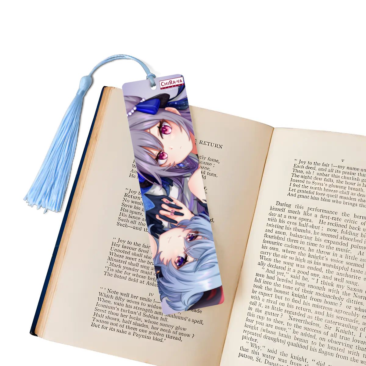 Genshin Impact Wooden Bookmark - Ganyu & Keqing: "Ganqing Impact"