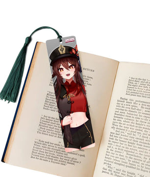 Genshin Impact Wooden Bookmark - Hu Tao: 