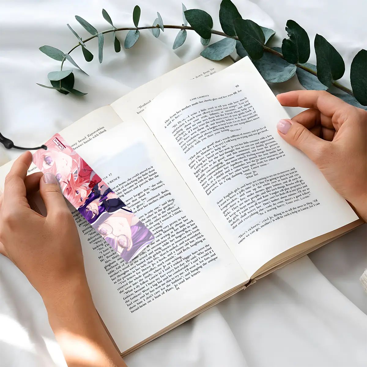 Genshin Impact Wooden Bookmark - Raiden Ei & Yae Miko: "Takina & Chisato"