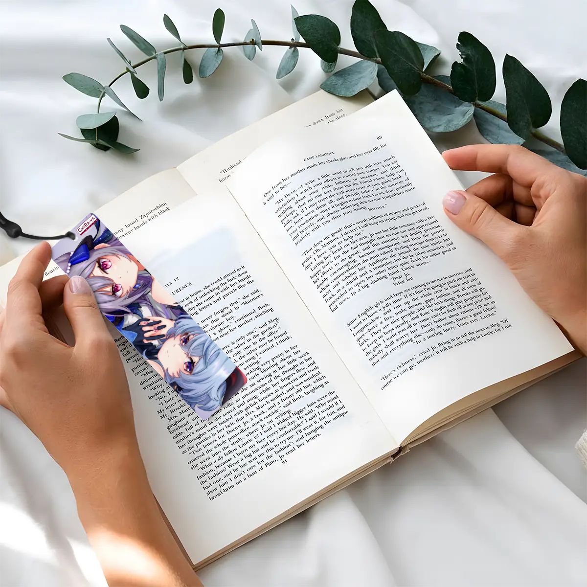 Genshin Impact Wooden Bookmark - Ganyu & Keqing: "Ganqing Impact"