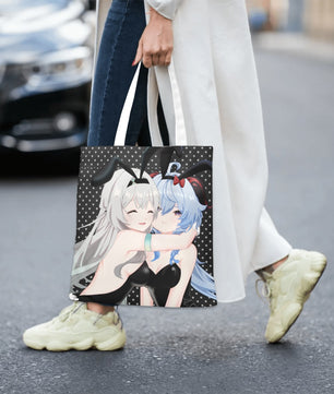 Genshin Impact x Honkai Star Rail Tote Bag - Firefly & Ganyu: 