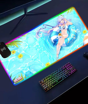 Honkai Star Rail Premium RGB Gaming Mouse Pad (with Wireless Charging) - Robin Summeretto