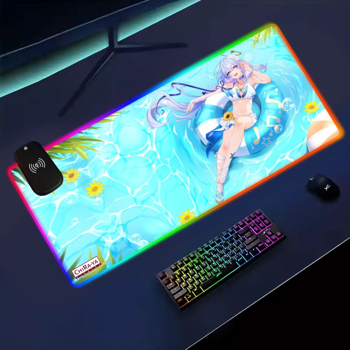 Honkai Star Rail Premium RGB Gaming Mouse Pad (with Wireless Charging) - Robin Summeretto