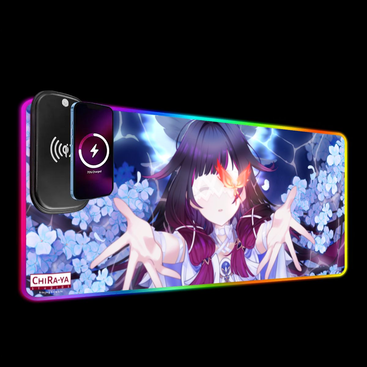 Genshin Impact Premium RGB Gaming Mouse Pad (with Wireless Charging) - Columbina: "Cui Lacrimosae" Chiraya Studios