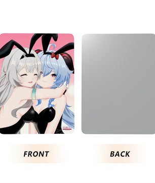 Genshin Impact x Honkai Star Rail Metal Print with Stand - Firefly & Ganyu: 