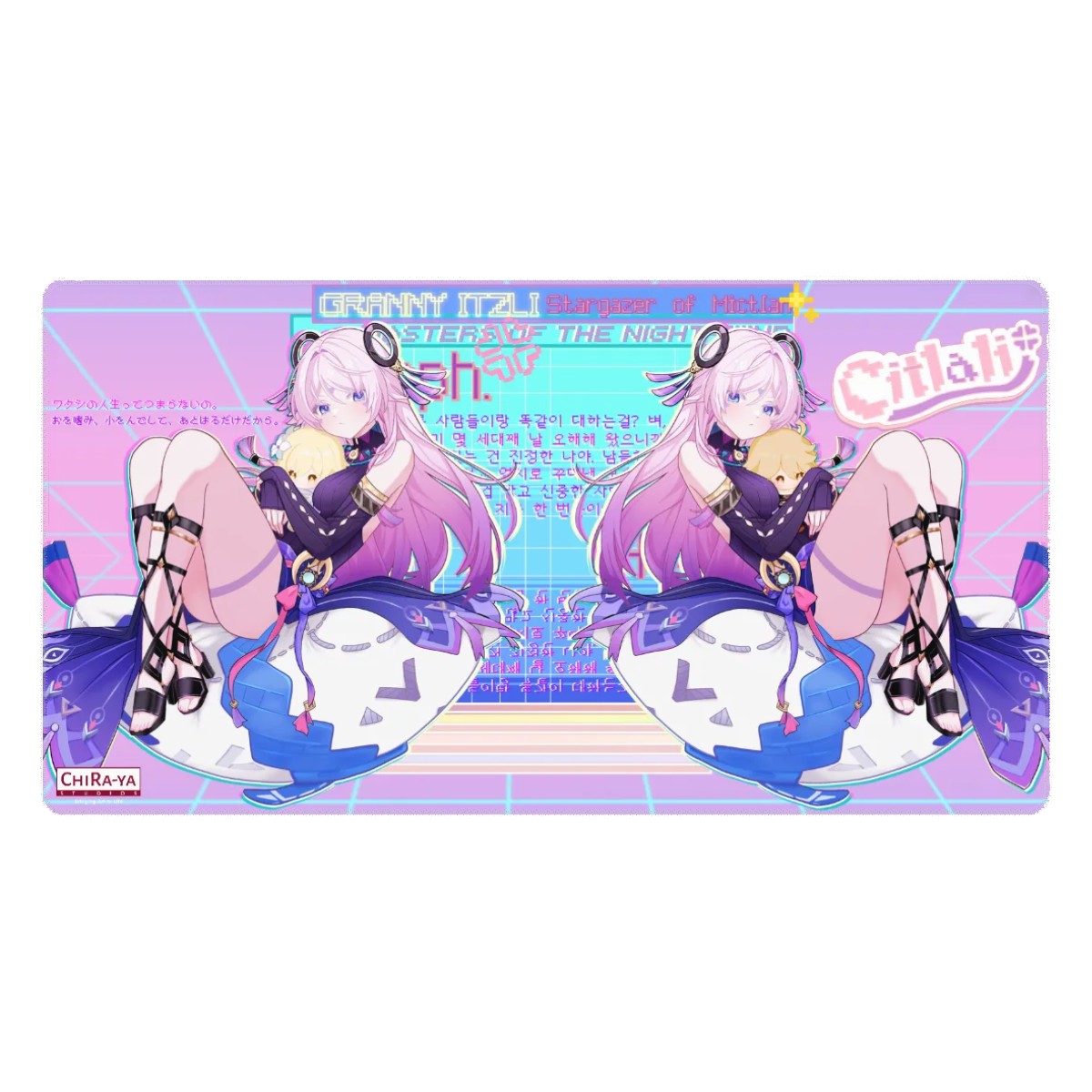 Genshin Impact Citlali: Self Indulgence extra large anime gaming mouse pad by Chiraya Studios