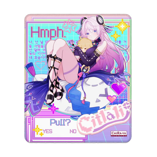 Genshin Impact Citlali anime vertical gaming mouse pad by Chiraya Studios