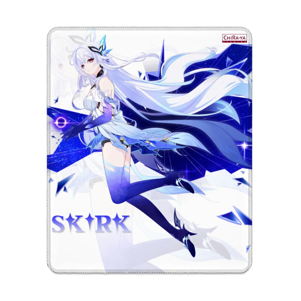 Genshin Impact Skirk anime vertical gaming mouse pad by Chiraya Studios