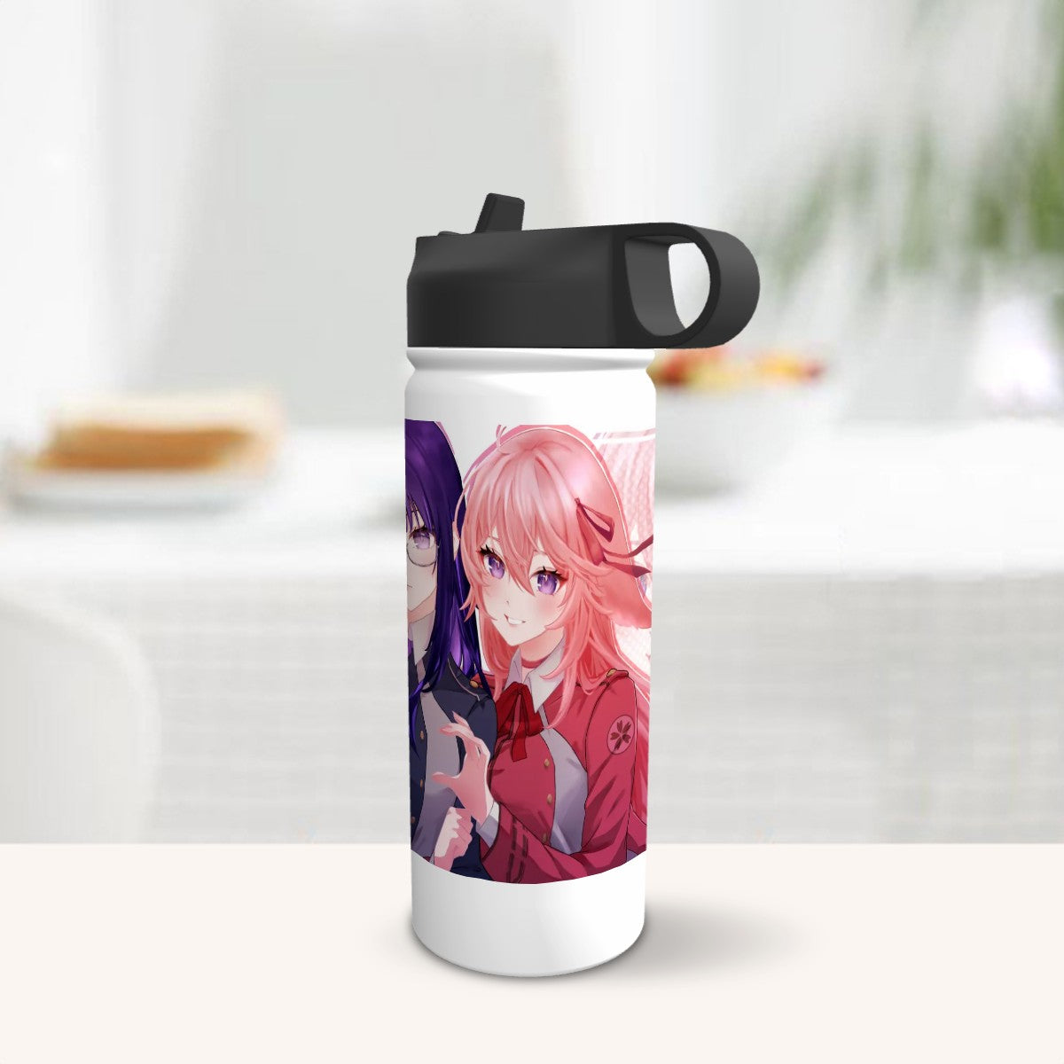 Genshin Impact Stainless Steel Insulated Tumbler - Raiden Ei & Yae Miko: "Takina & Chisato" Chiraya Studios