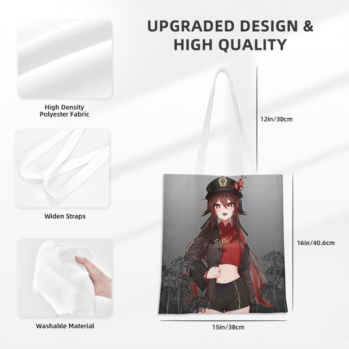 Genshin Impact Tote Bag - Hu Tao: "Crop Top Tao"