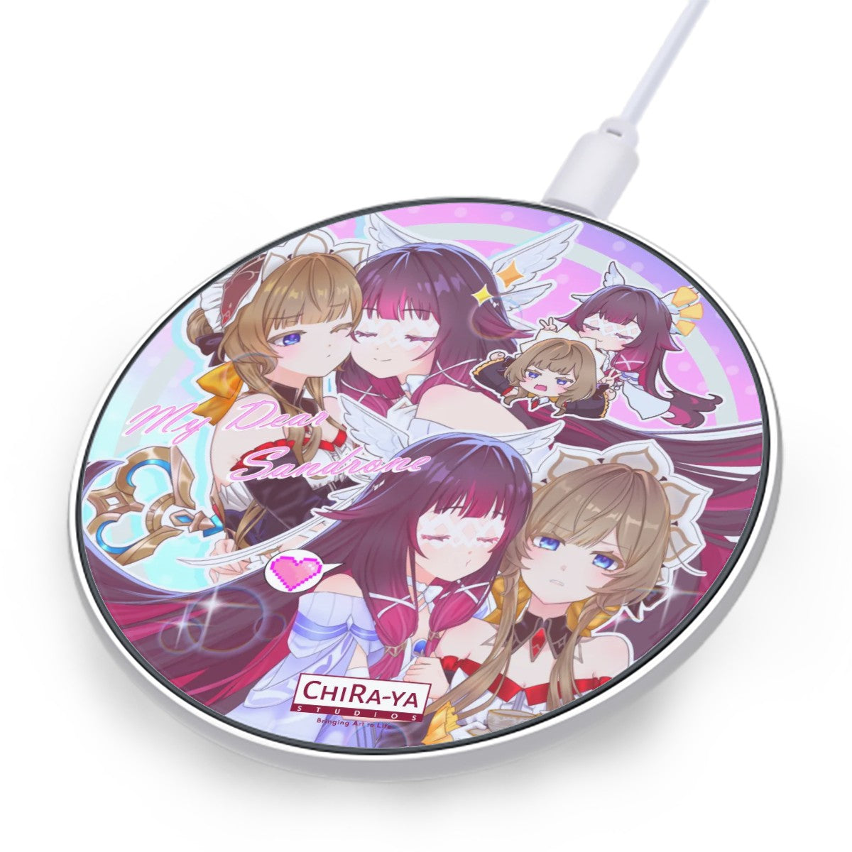 Genshin Impact Wireless Phone Charger - Columbina & Sandrone: "Teatime"