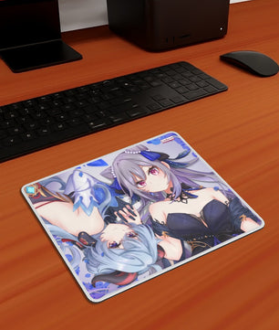 Genshin Impact Gaming Mouse Pad - Ganyu & Keqing: 