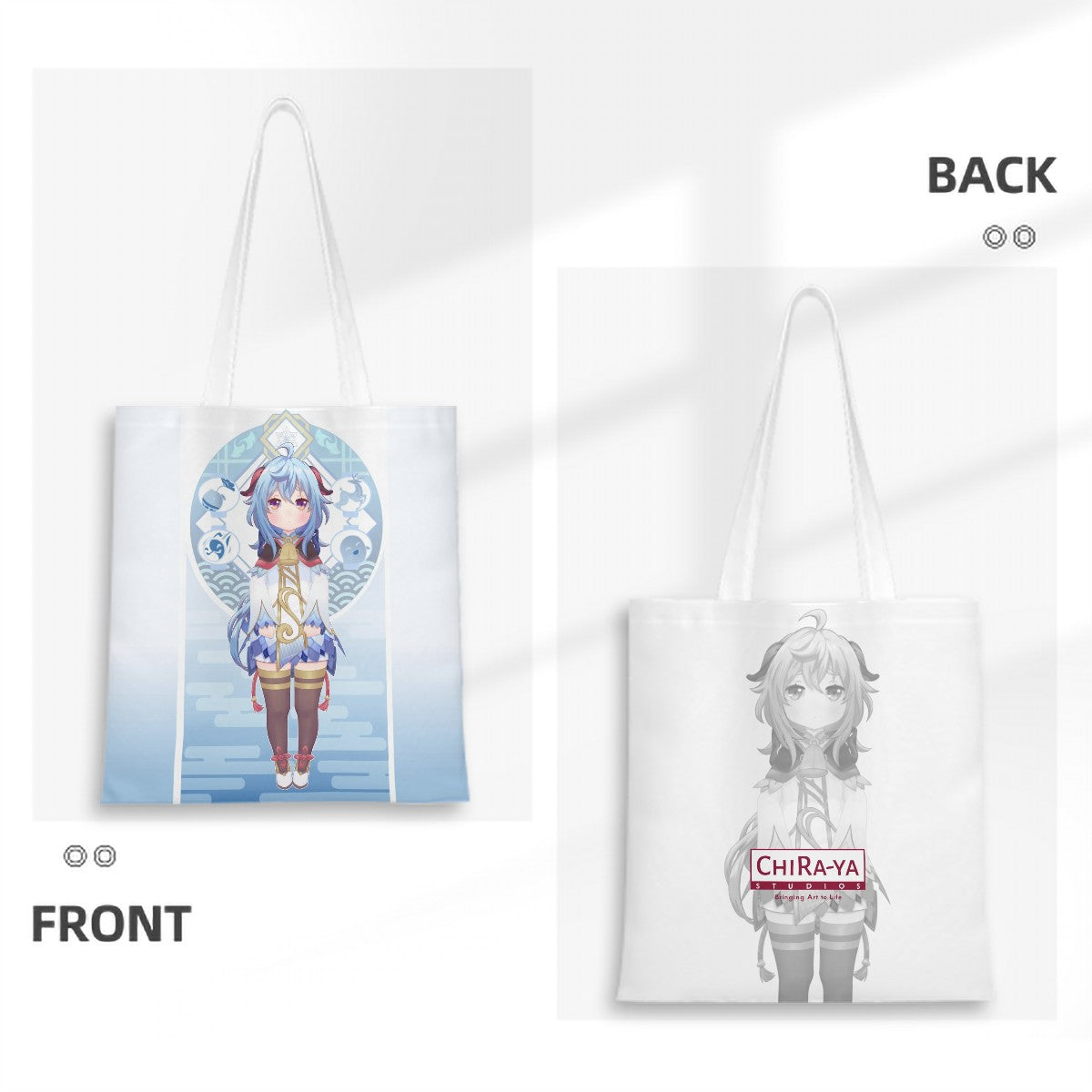 Genshin Impact Tote Bag - Ganyu: "Smol Ganyu" Chiraya Studios