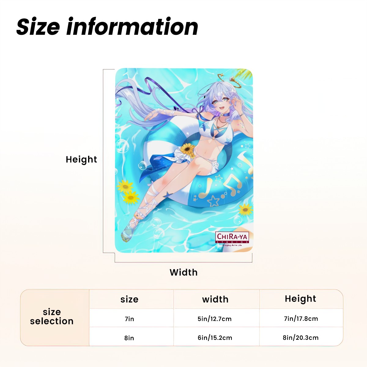 Honkai Star Rail Metal Print with Stand - Robin Summeretto