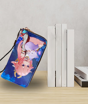 Genshin Impact Luxury Clutch Wallet - Raiden Shogun & Yae Miko: 