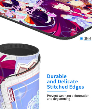 Genshin Impact Gaming Mouse Pad (Vertical) - Columbina & Sandrone: 