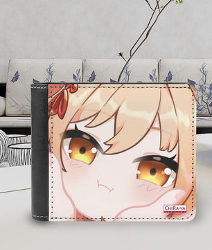 Genshin Impact Squishy Series Leather Wallet - Yoimiya