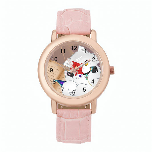 Guilty Gear Leather Watch - Asuka Kreutz (Cat Asuka)