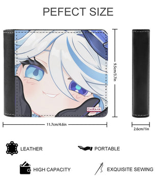 Genshin Impact Squishy Series Leather Wallet - Furina