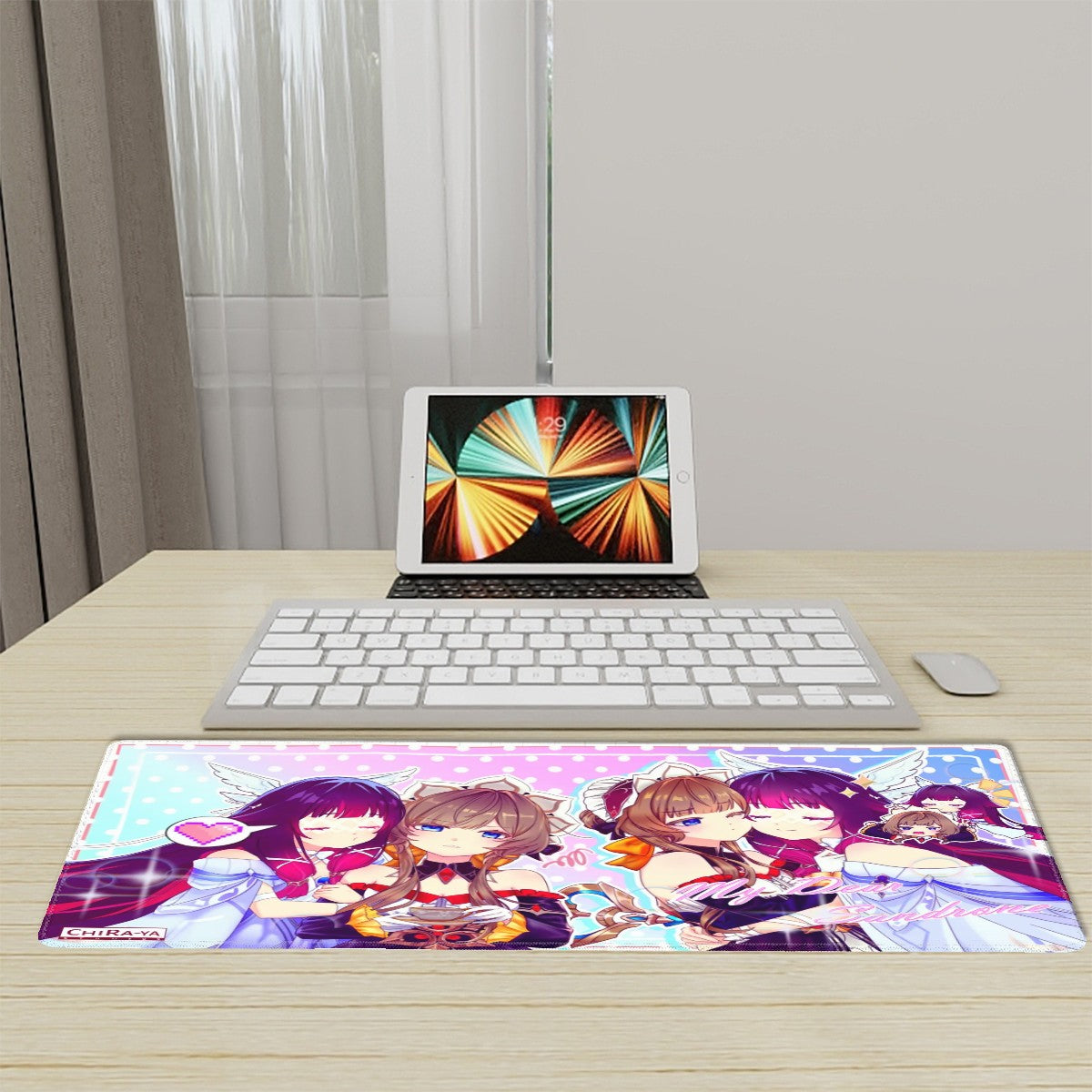 Genshin Impact Gaming Mouse Pad (Extra Large) - Columbina & Sandrone: "Teatime"